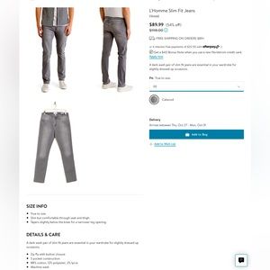 Frame Jeans - L’Homme Slim